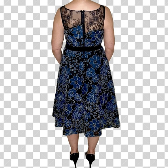 Rickie Freeman for Teri Jon * Stunning Lace Cocktail Dress * Size 6 - Picture 2 of 6